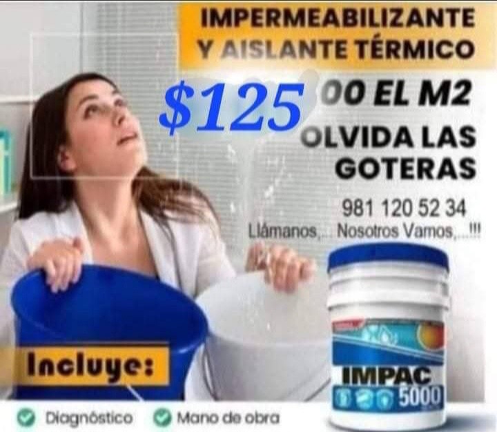 Impermeabilizante y aislante térmico